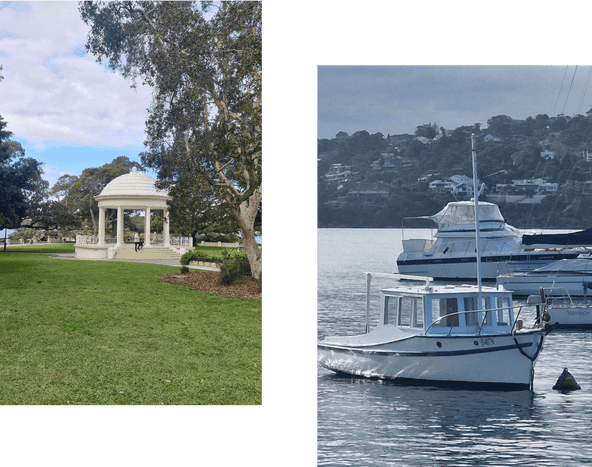 Scenic view of Balmoral Beach