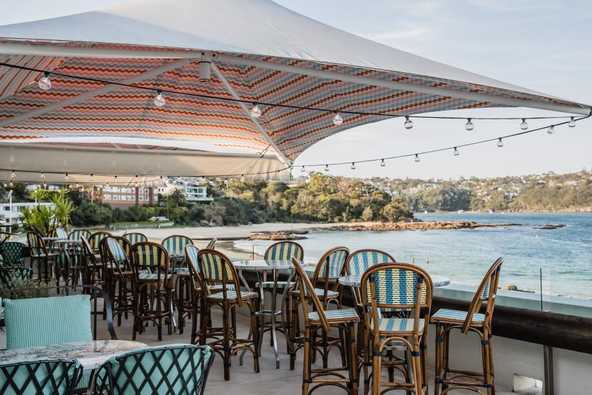 Terrace Dining with Harbour Views